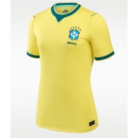 Camiseta Brasil Primera Equipación Replica Mundial 2026 para mujer mangas cortas
